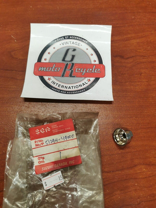 NOS Suzuki GS1000 RM250 GS850 GS1100 RM400 FRONT FORK CAP 51294-49000 S17