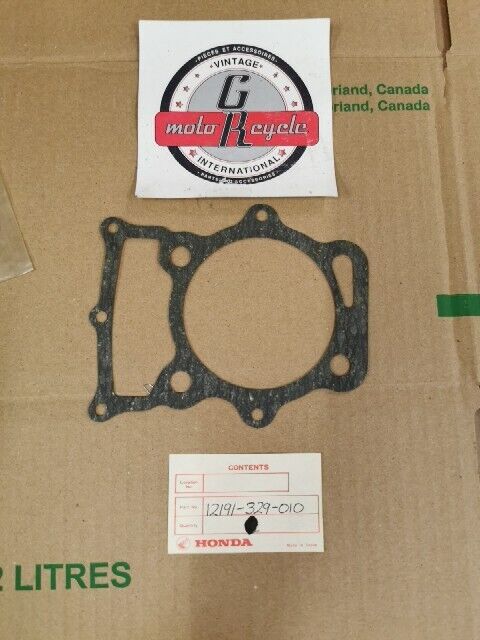 NOS HONDA SL250S XL250 1974 1975 GASKET CYLINDER 12191-329-010 H100