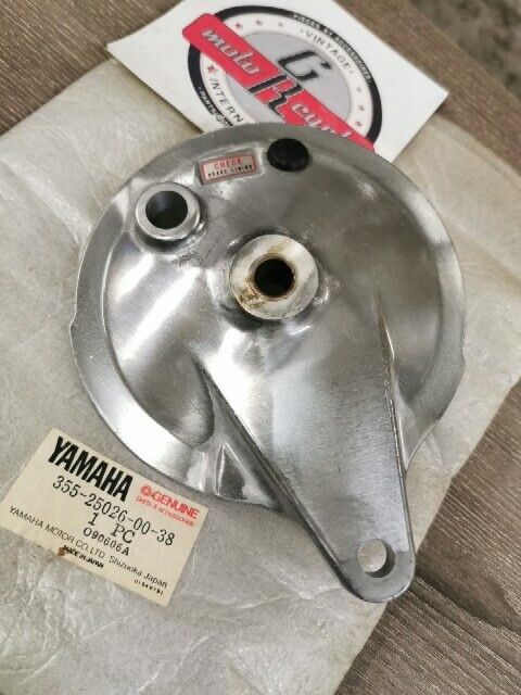 NOS YAMAHA FS1 FS1DX 1979 1980 BRAKE SHOE PLATE ASSY 355-25026-00-38 Y147