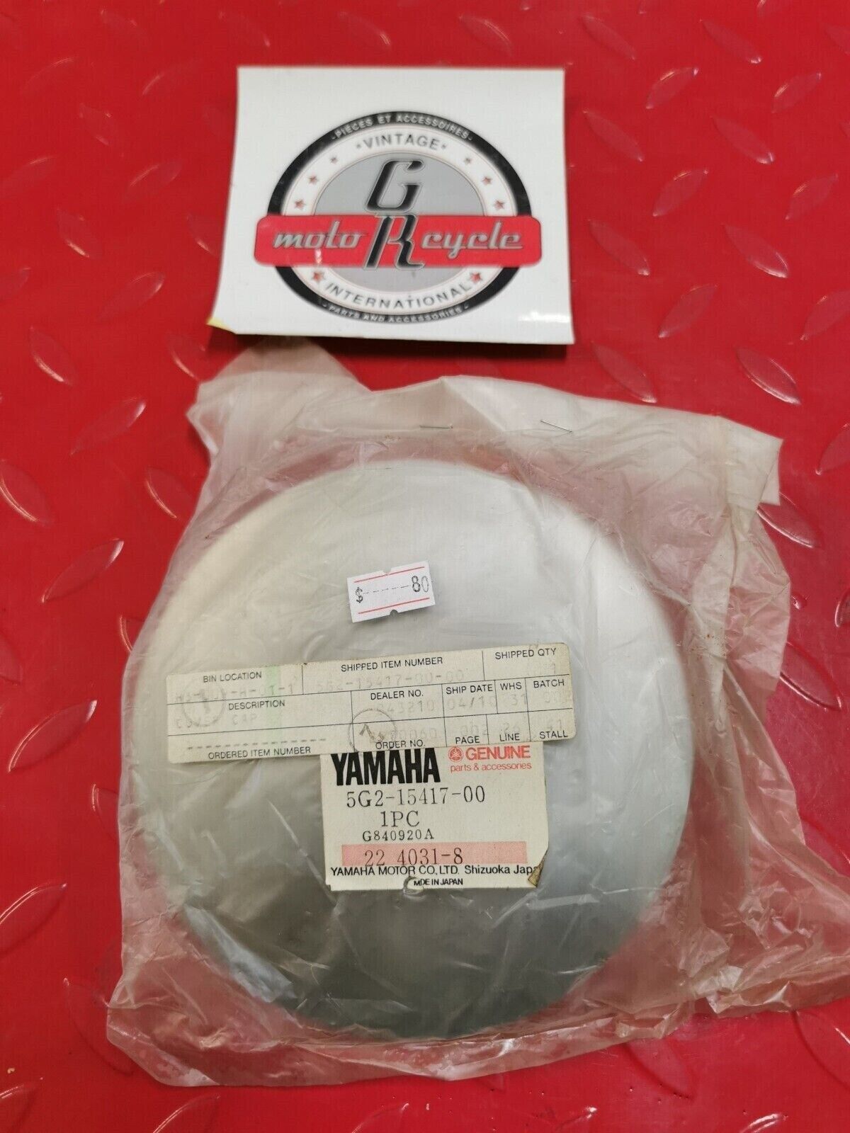 NOS Yamaha XJ650 XJ700 XJ750 COVER CAP 5G2-15417-00-00 Y26