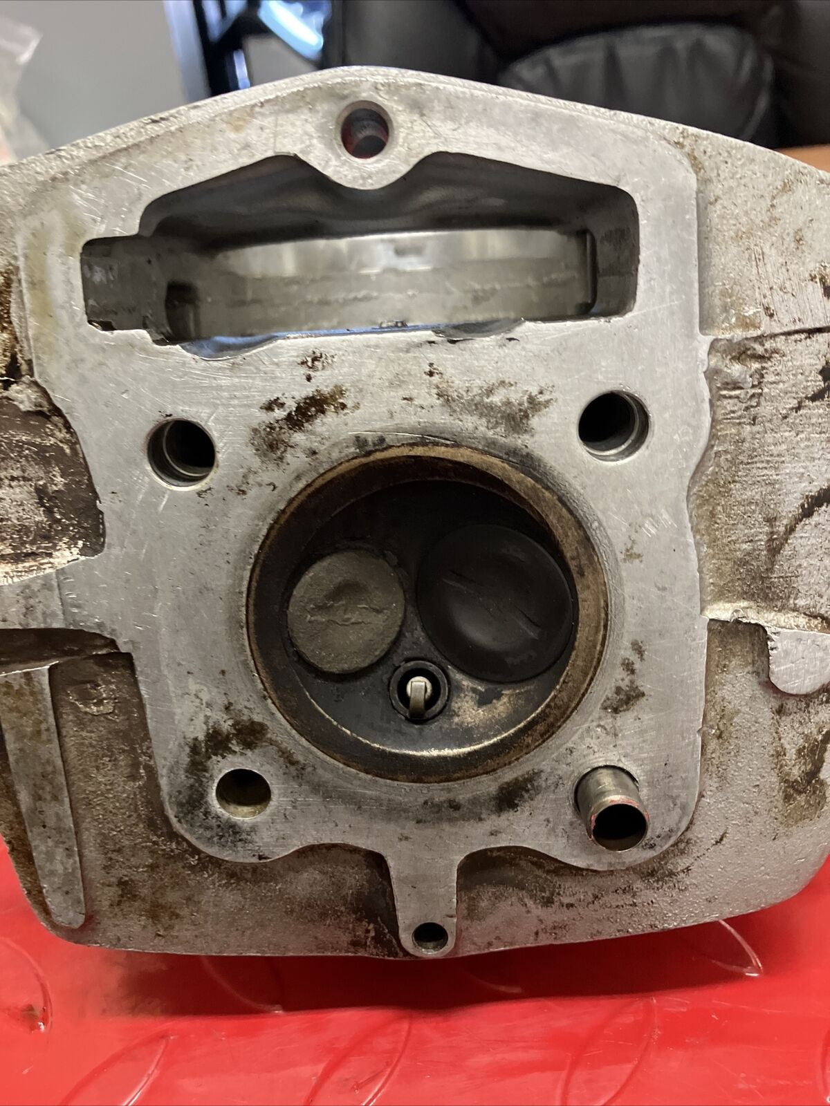 Honda TL125 K1 1974 cylinder head valve rocker camshaft 1973 1975