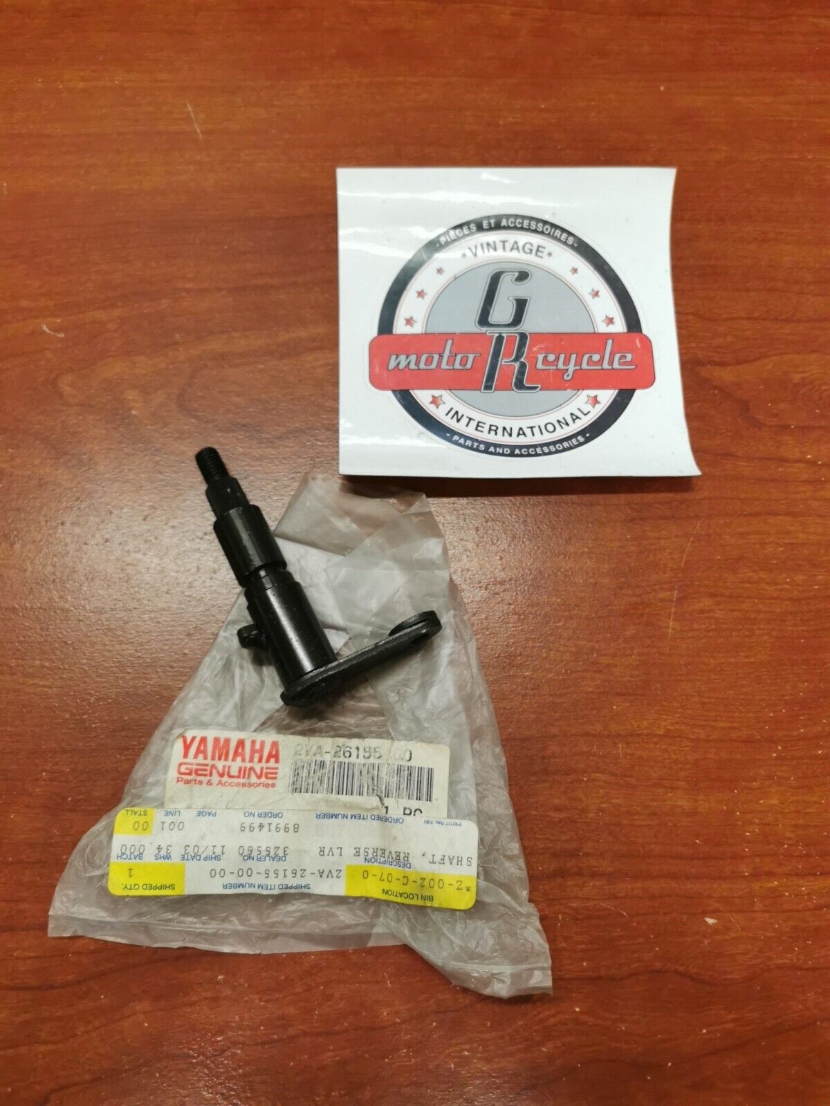 NOS Yamaha YFM350 REVERSE LEVER SHAFT 2VA-26155-00-00 Y87