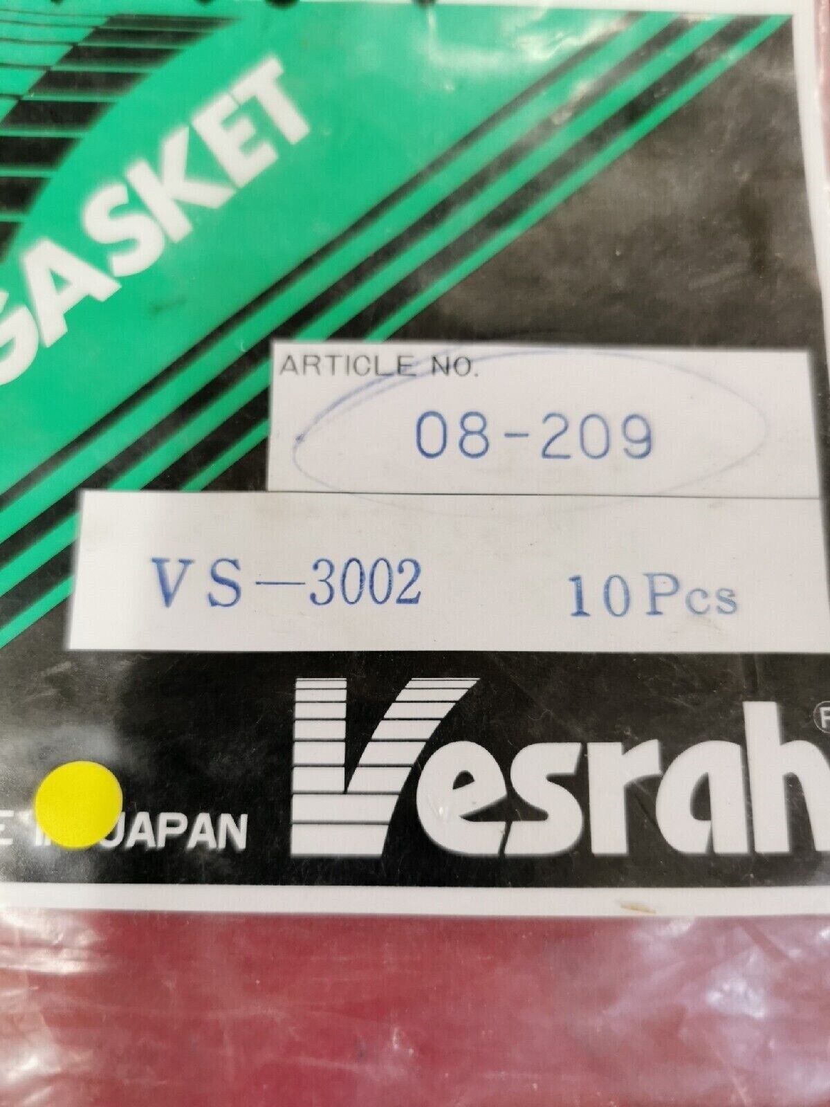 NOS VESRAH  SUZUKI  Valve Seal Qty 10  09289-05003  VS-3002 J13