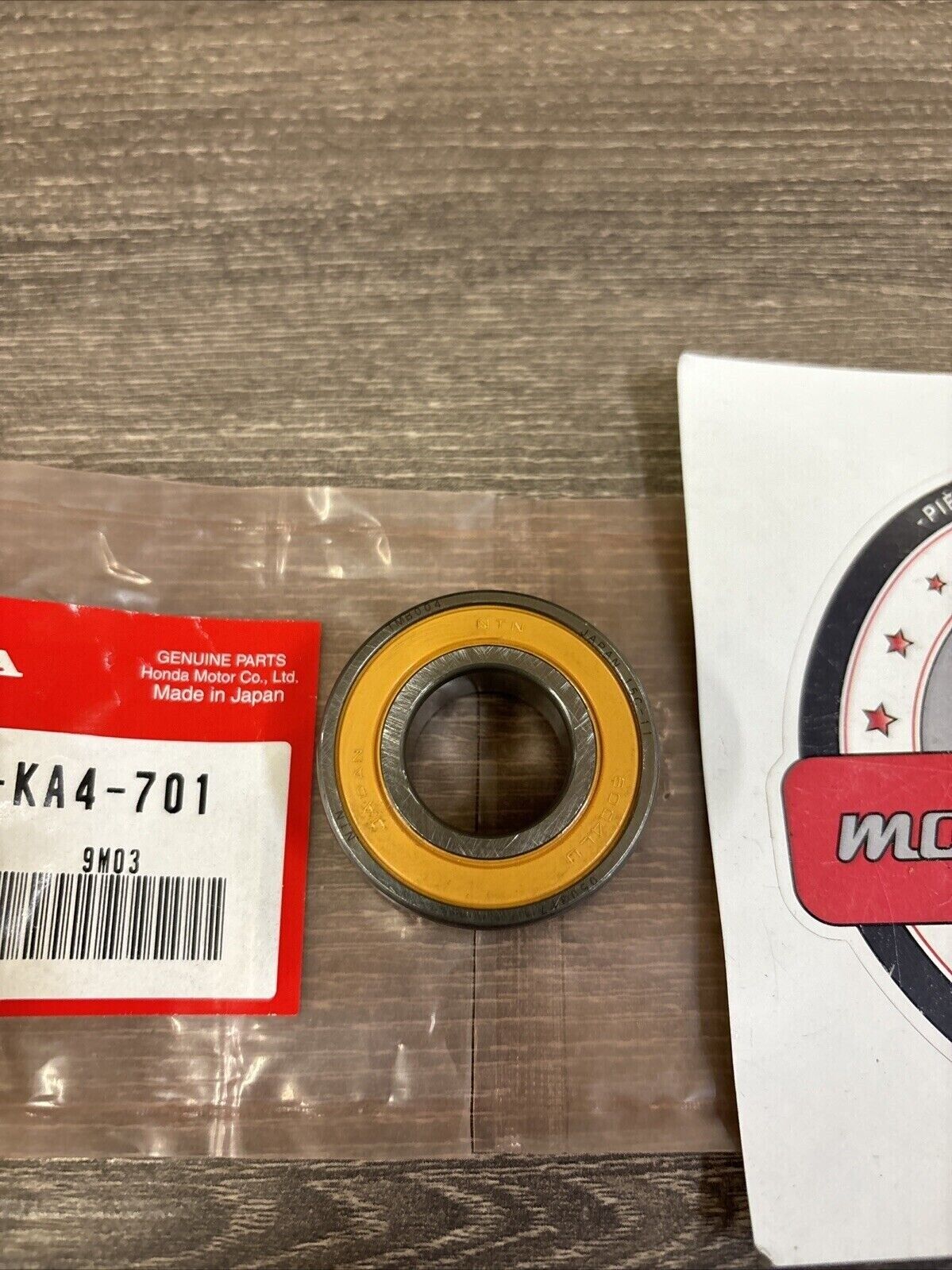 NOS Honda CR125 R CR250 R CR480 R CR500 R RADIAL BALL BEARING 91061-KA4-701 H127