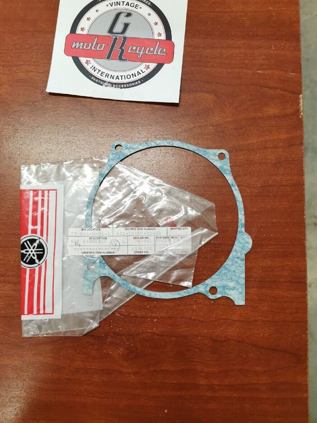 NOS Yamaha MX100 MX175 DT100 DT175 CRANKCASE COVER GASKET 401-15455-01-00 Y80