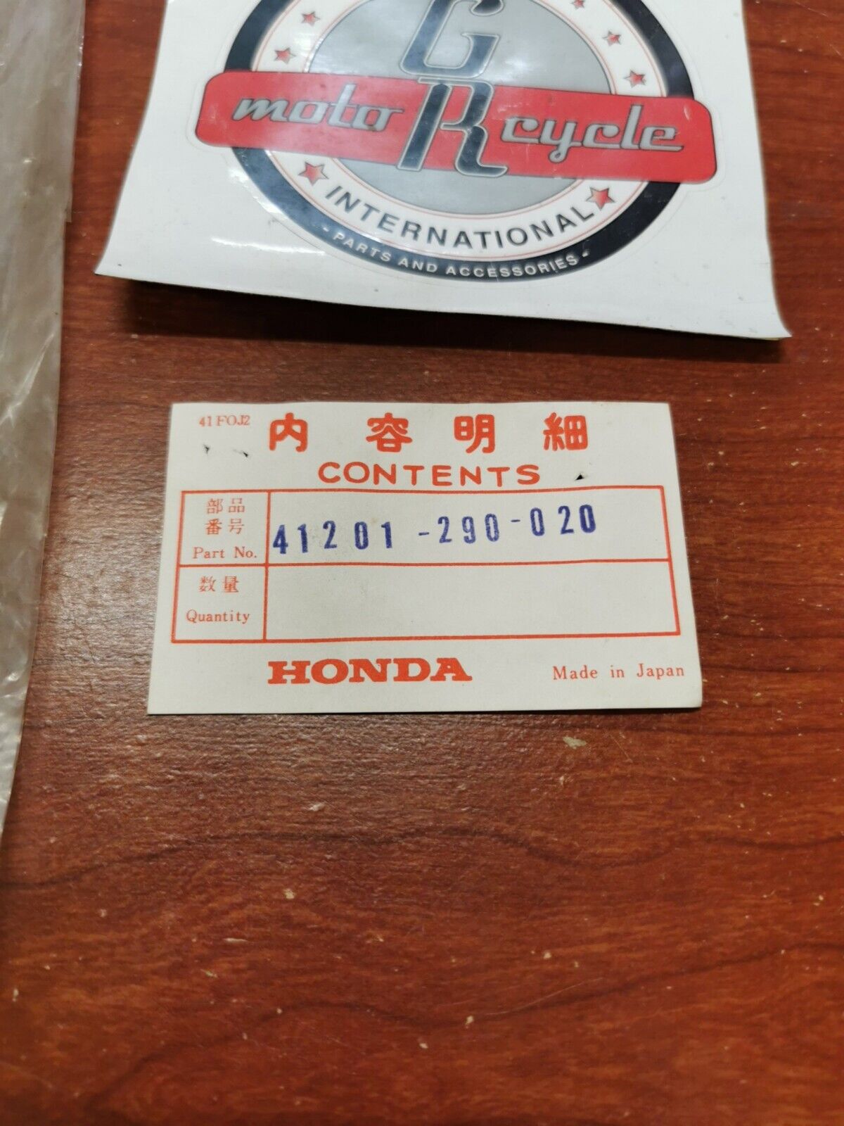NOS Honda CL250/K2 REAR SPROCKET 42T 41201-290-020 SUB. 41200-349-000 H65