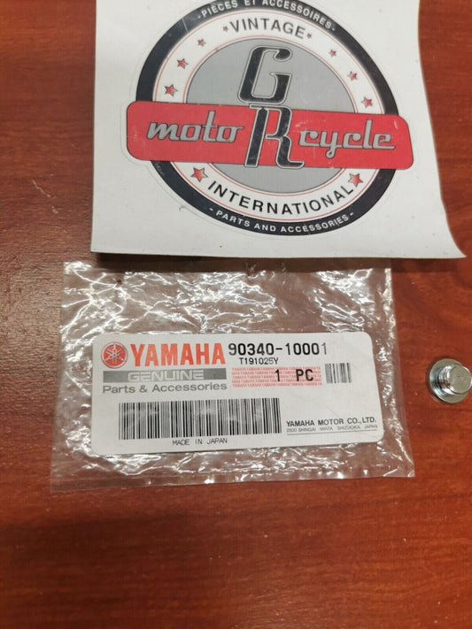 NEW NOS Yamaha STRAIGHT SCREW PLUG 90340-10001-00 Y82