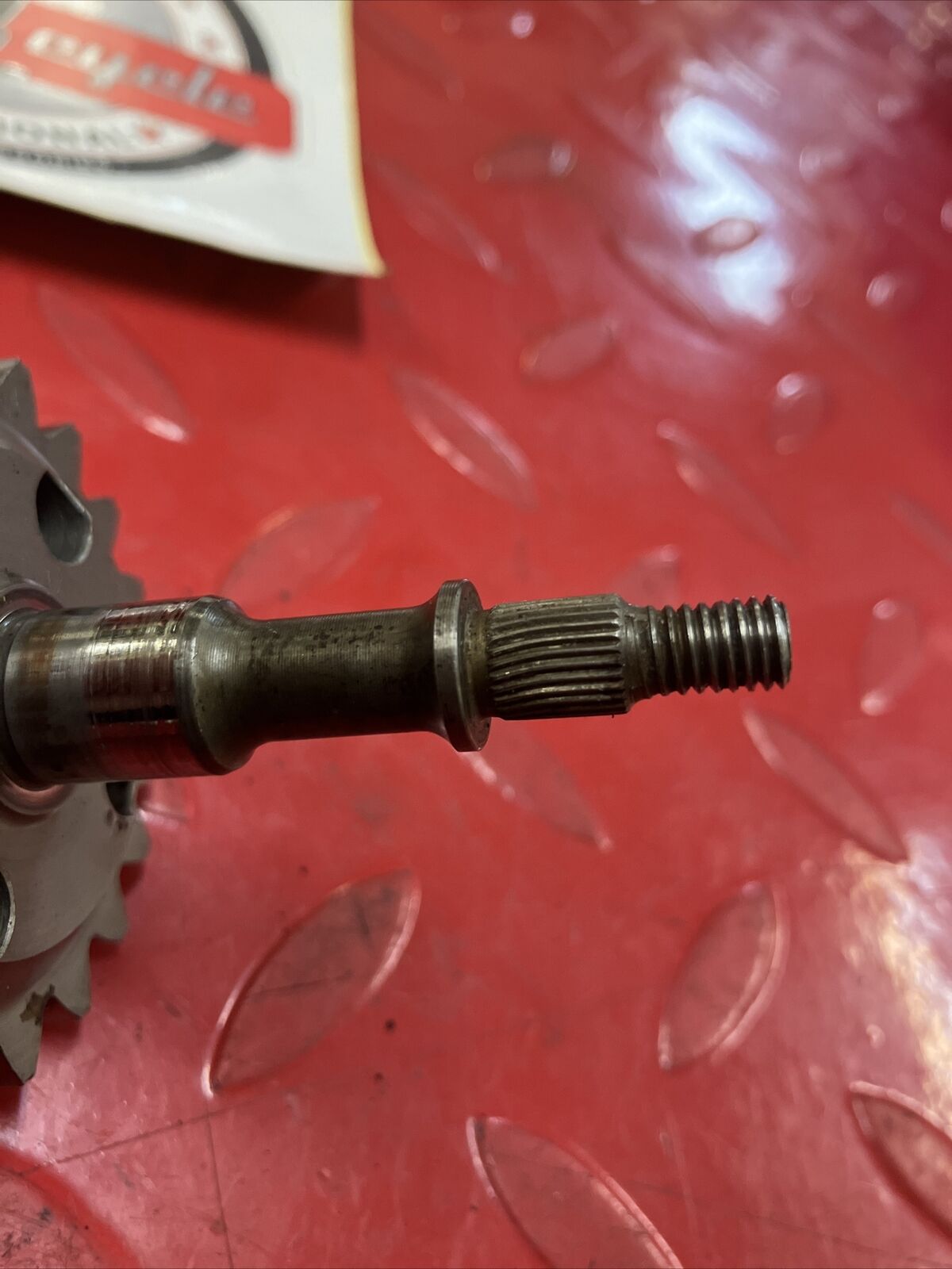 Honda CR250R 1984 waterpump water pump shaft gear