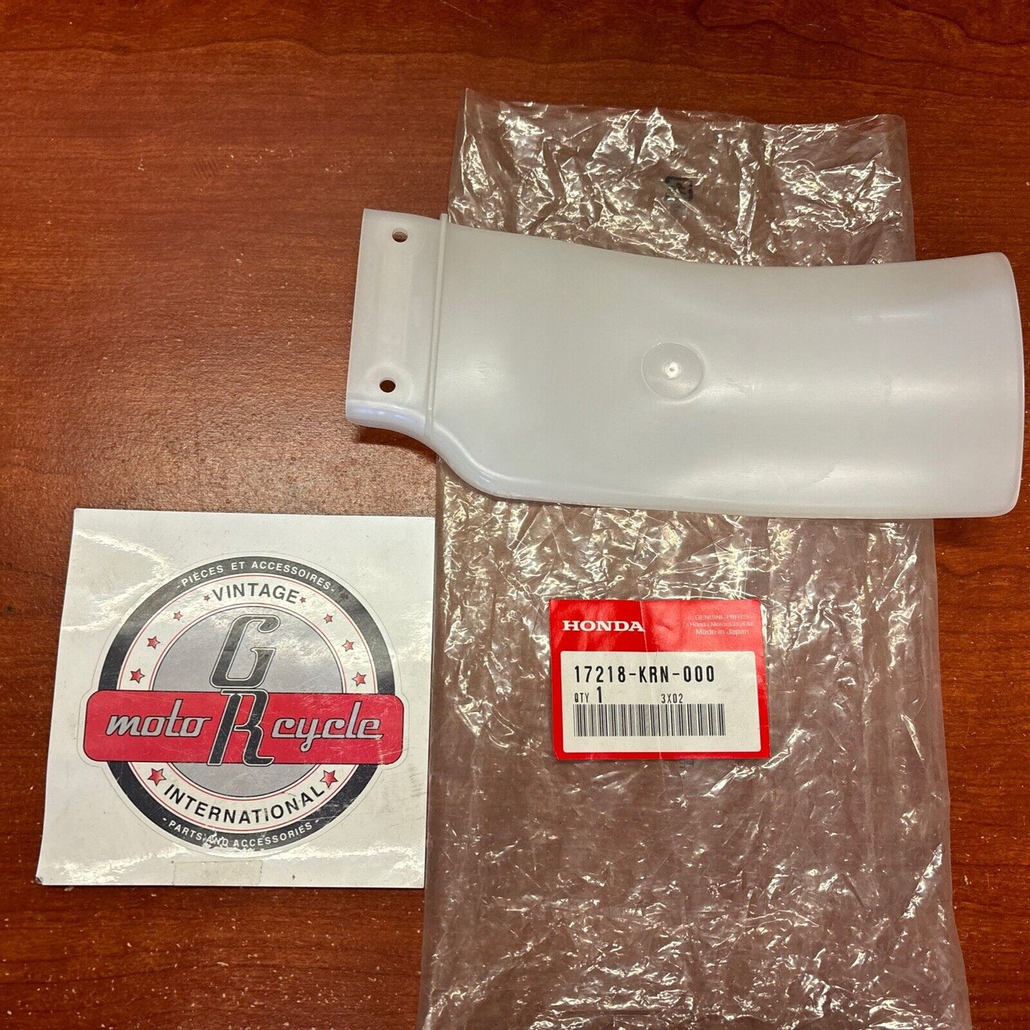 NOS Honda CRF250R CRF250X AIR CLEANER HOUSING SPLASH GUARD 17218-KRN-000 H163