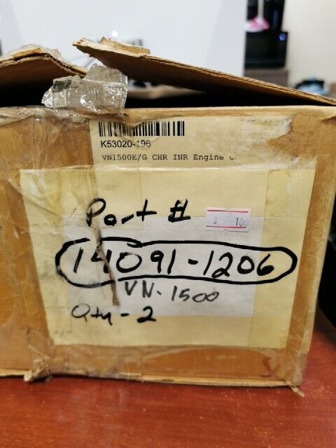 NOS Kawasaki VN1500 VN1600 LEFT INNER ENGINE COVER K53020-196 14091-1206 K38