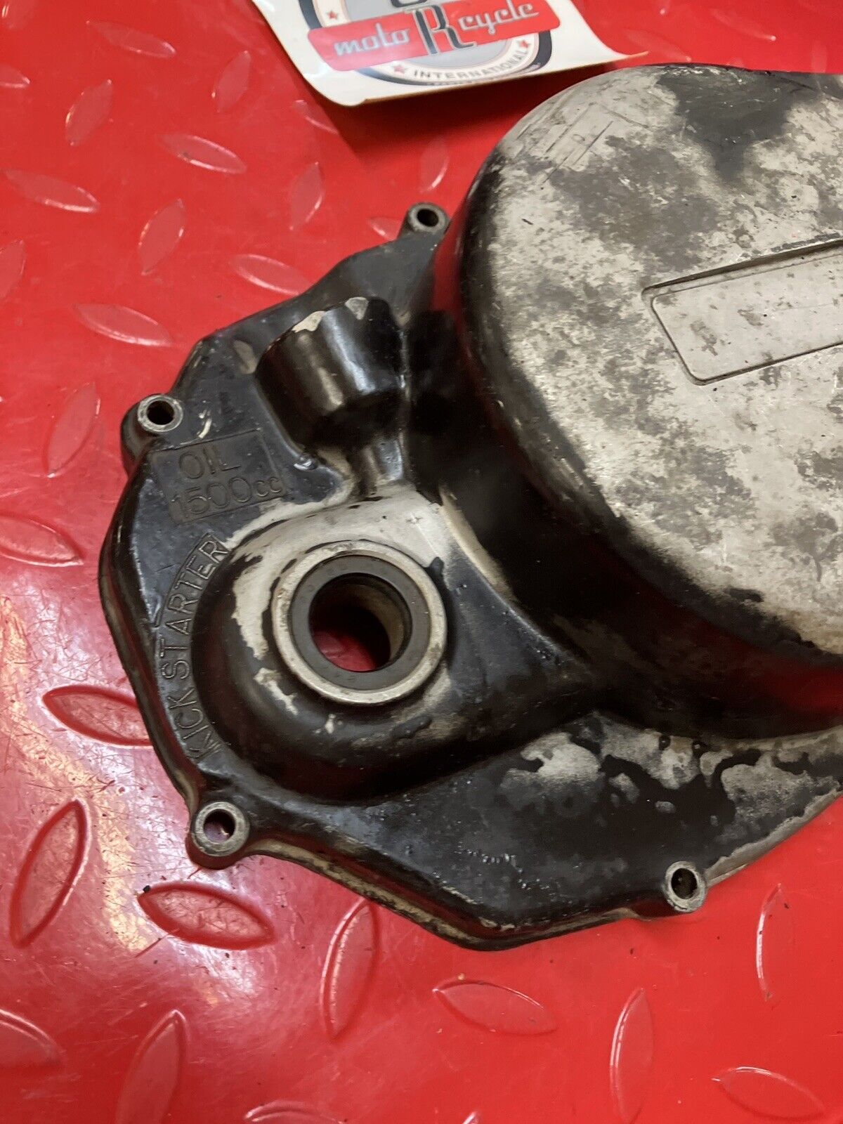 Yamaha RD400 1977 right crankcase clutch cover 1976 1978 1979