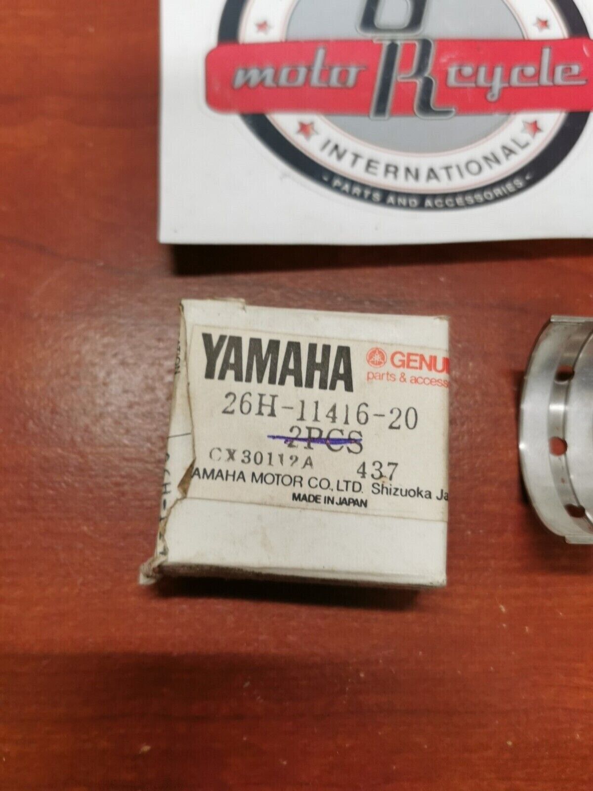NOS Yamaha CRANKSHAFT PLANE BEARING 26H-11416-20-00 SUB. 1FK-11416-21-00 Y97