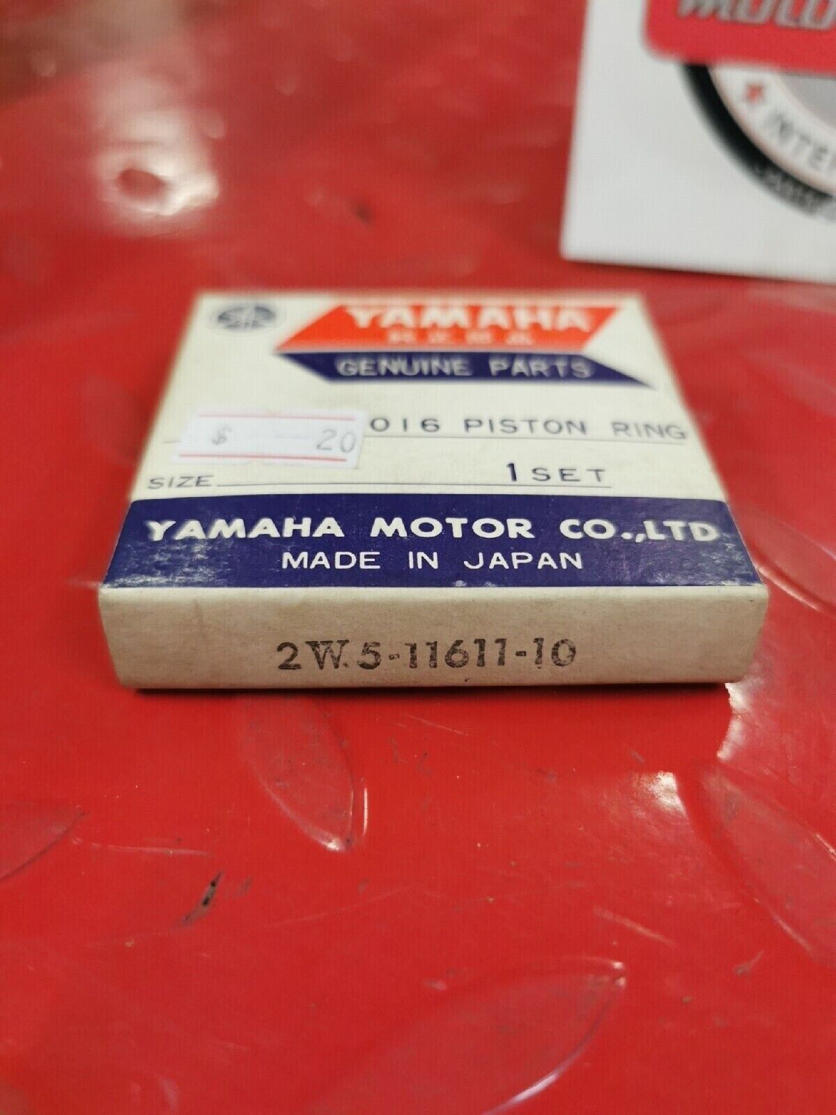 NOS YAMAHA YZ100 YZ125  1976 - 1981  PISTON RING SET 1ST 2W5-11611-10-00 Y51