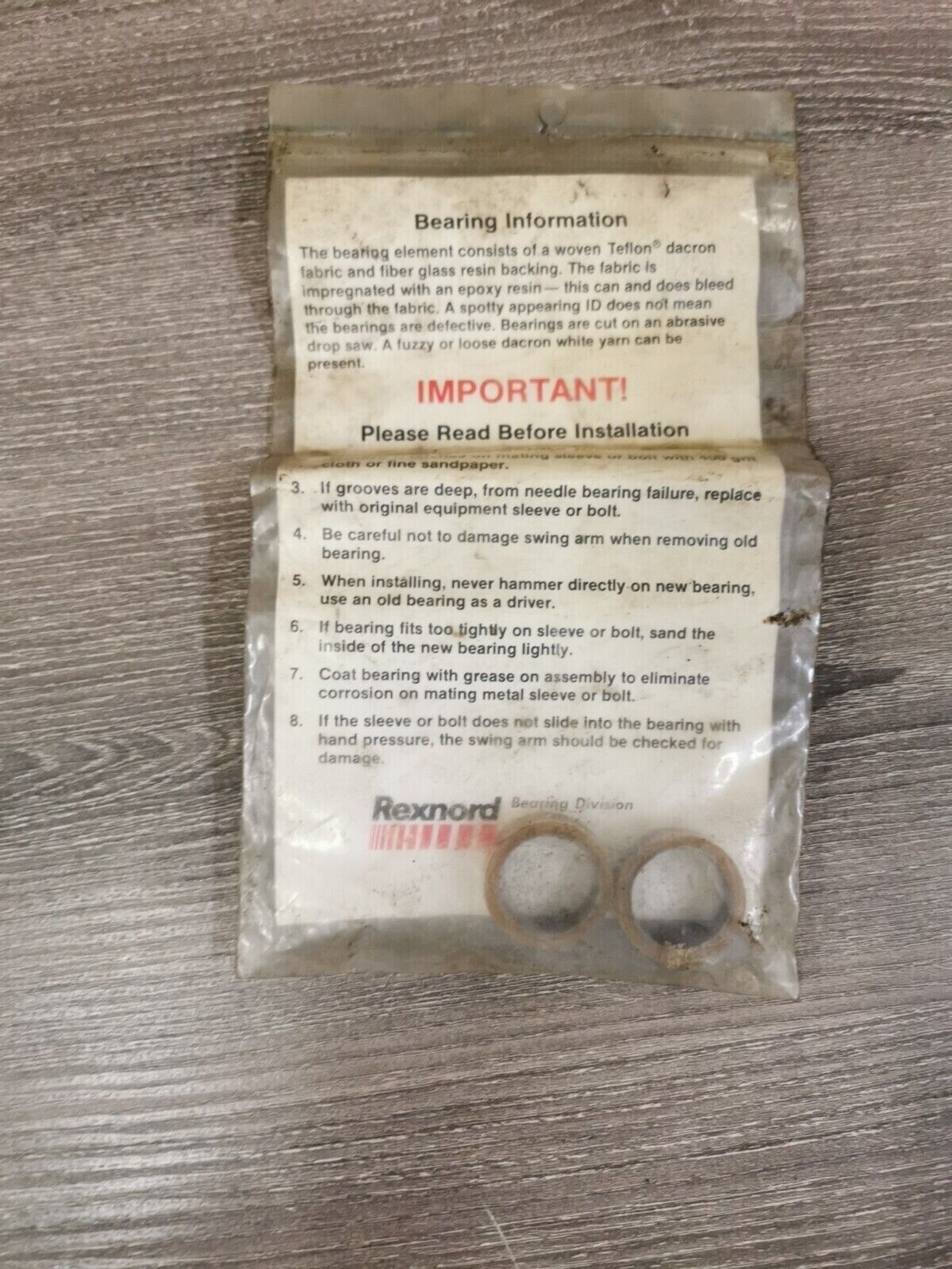 NOS DUCKWORTH YZ400F YZ125H YZ125F SWINGARM BEARING 13001   93317-22214-00 J19