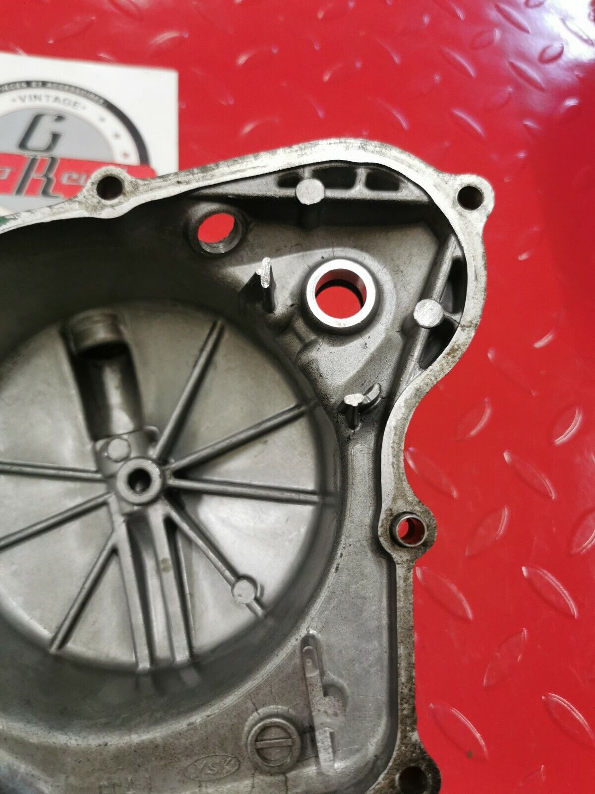 Honda CR80R 1993 right crankcase clutch cover 1987 - 1995