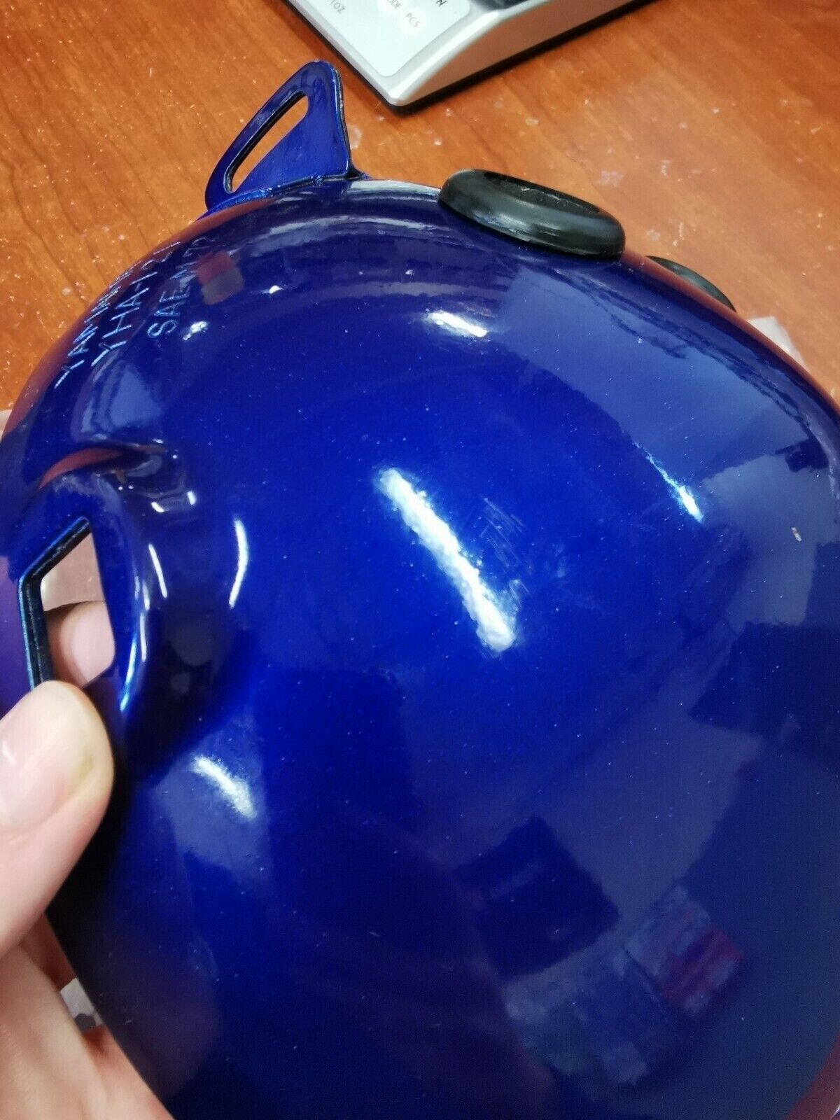 NOS Yamaha HEAD LAMP BODY BIRD BLUE INCOMPLETE SUB 371-84330-61-F8 Y109