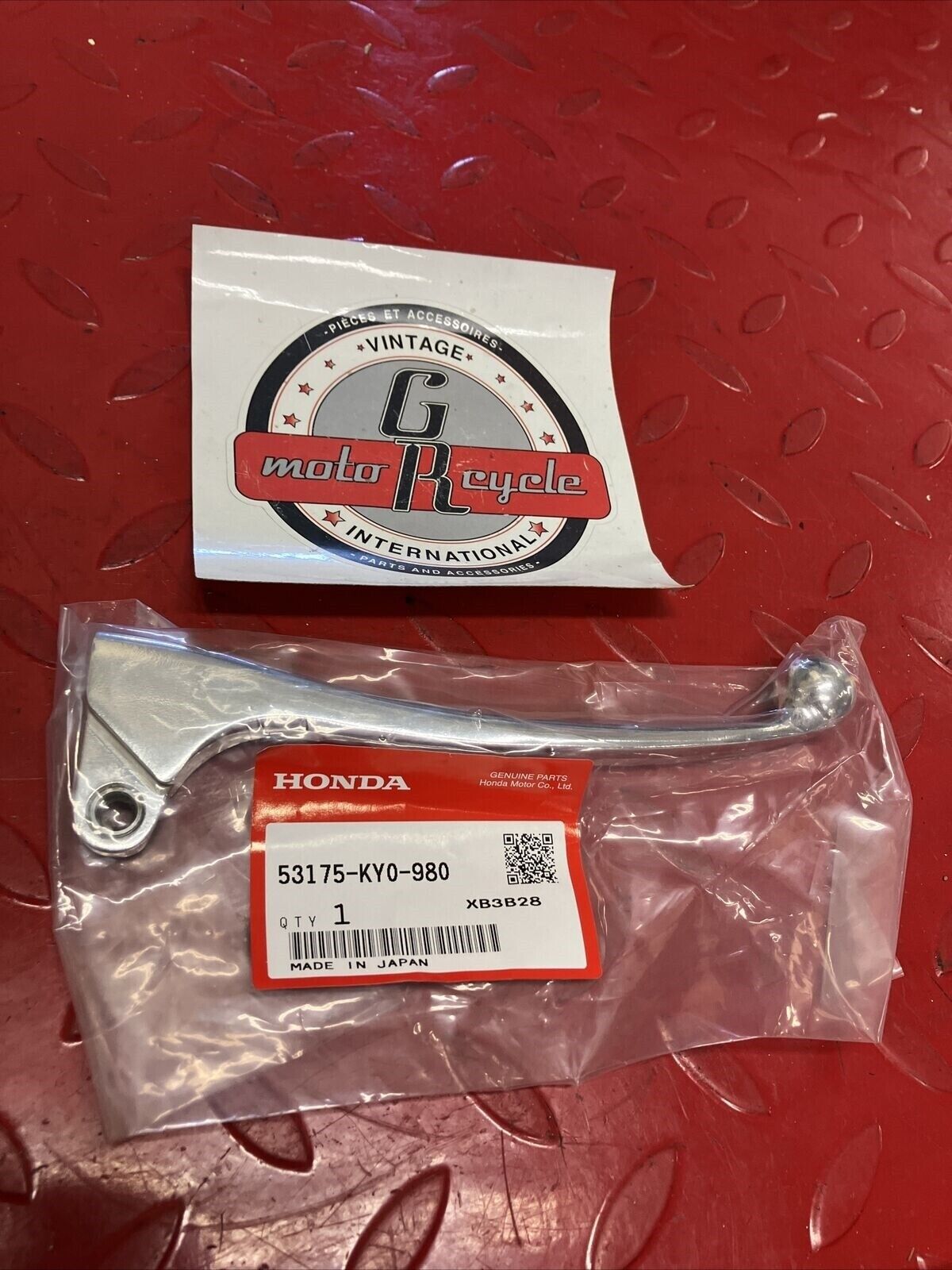 NEW HONDA CR XL CT CB MT CL XR RIGHT HANDLE FRONT BRAKE LEVER 53175-KY0-980 H100