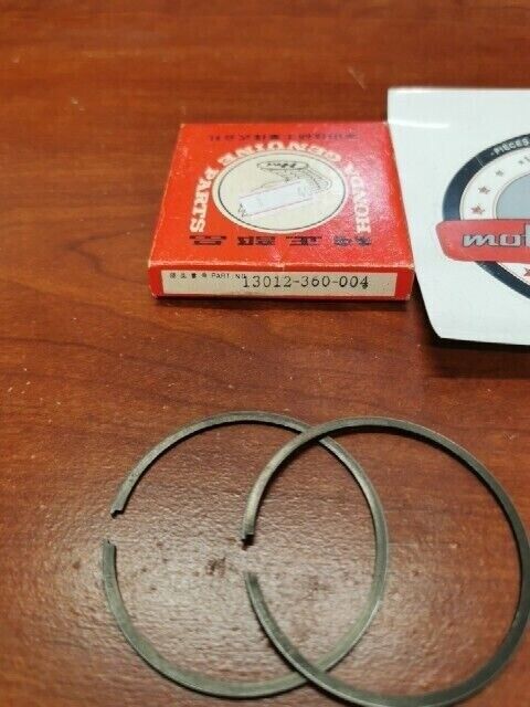 NOS Honda CR125M M1 PISTON RING SET 0.25 13012-360-004 H78