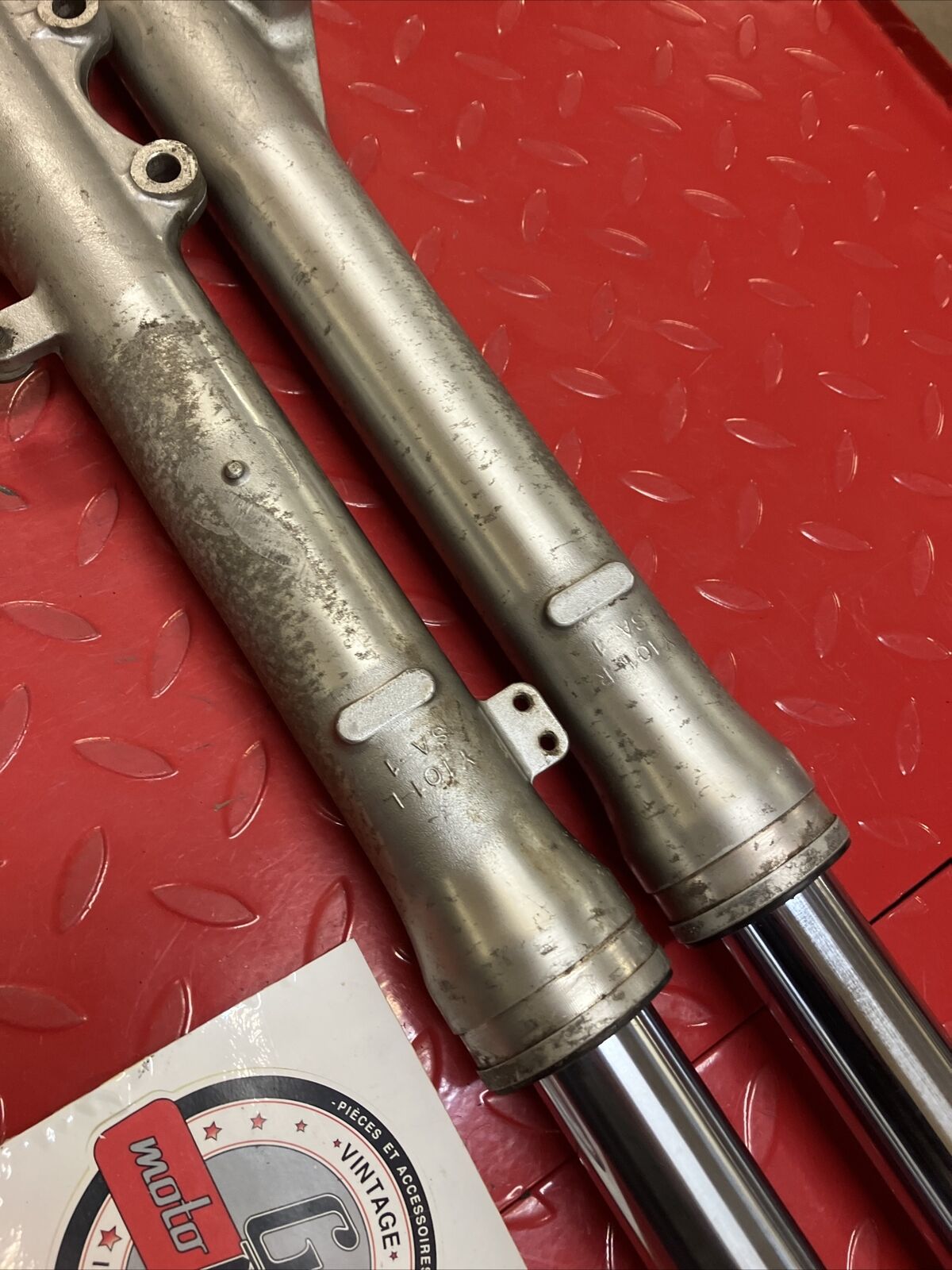 Yamaha DT200 1984 front fork suspension damper suspension