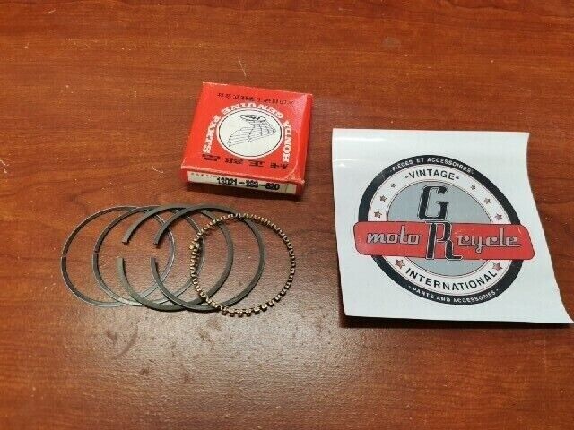 NOS Honda CB125 XL125 PISTON RING SET (OS 0.25) 13021-383-620 SUB 13021-383- H93