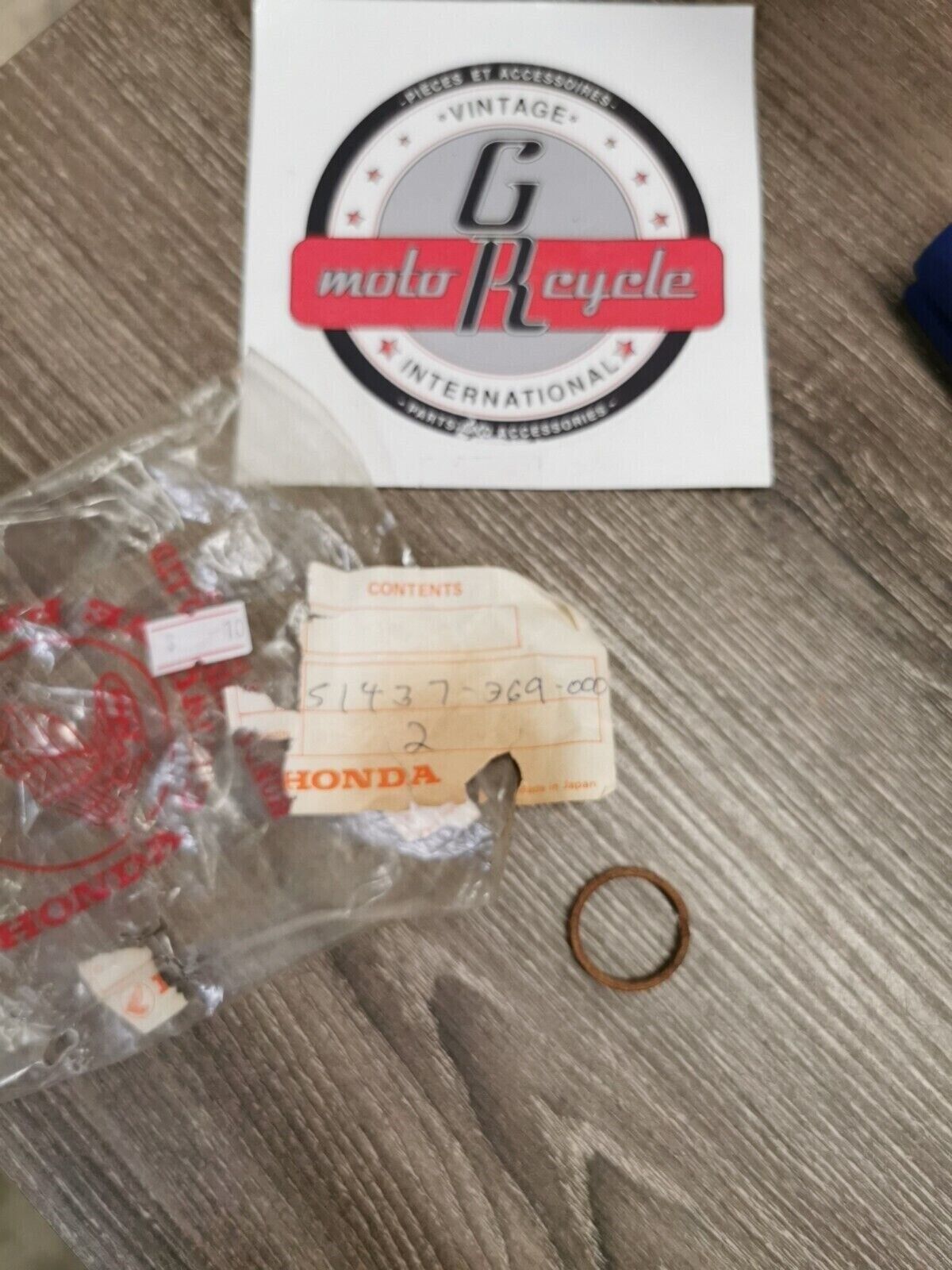 NOS HONDA RING  PISTON  51437-369-000 H51