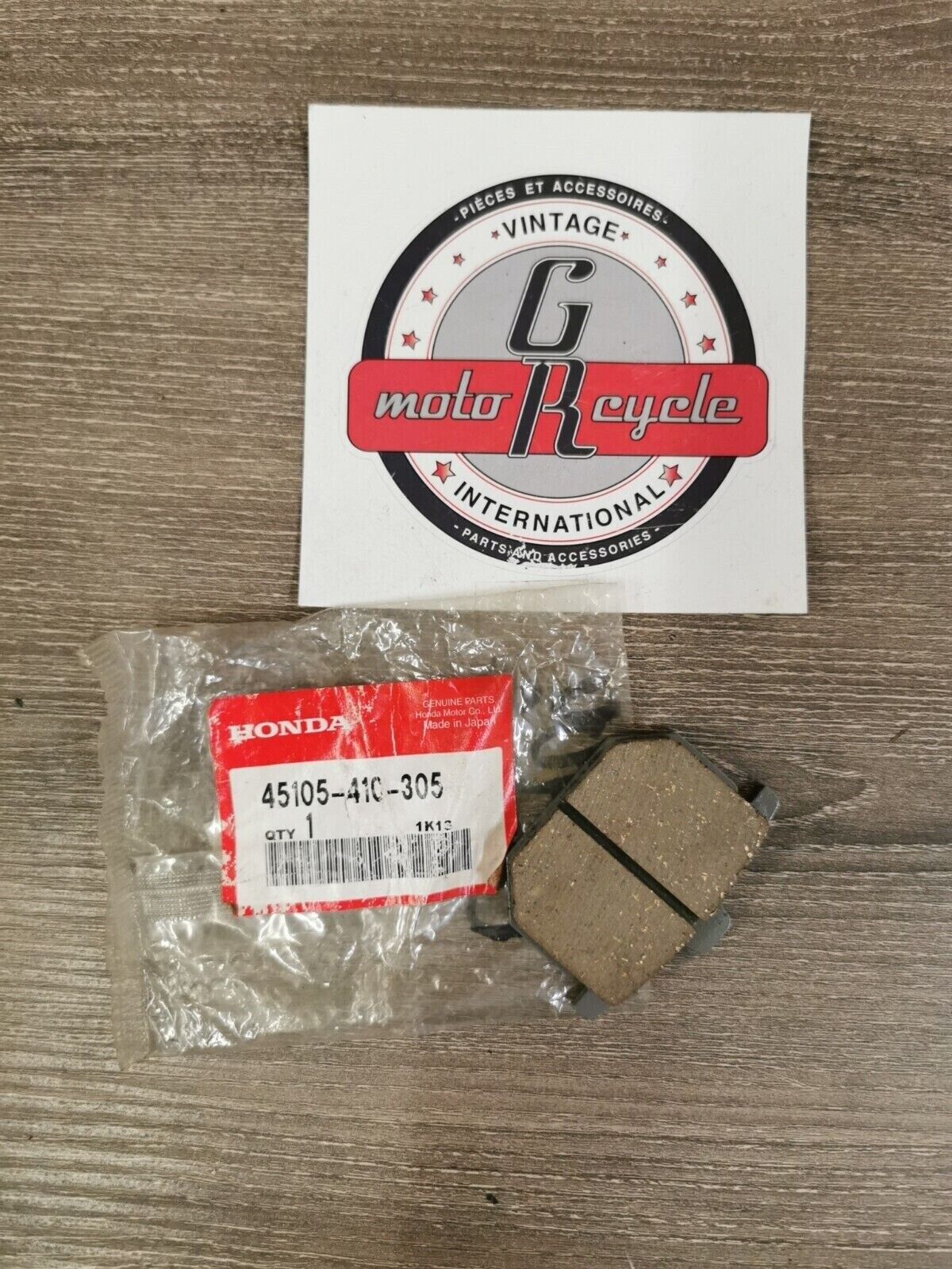 NOS HONDA CB750 GL1100 1977 - 1980  BRAKE PAD NISSIN 45105-410-305  H60