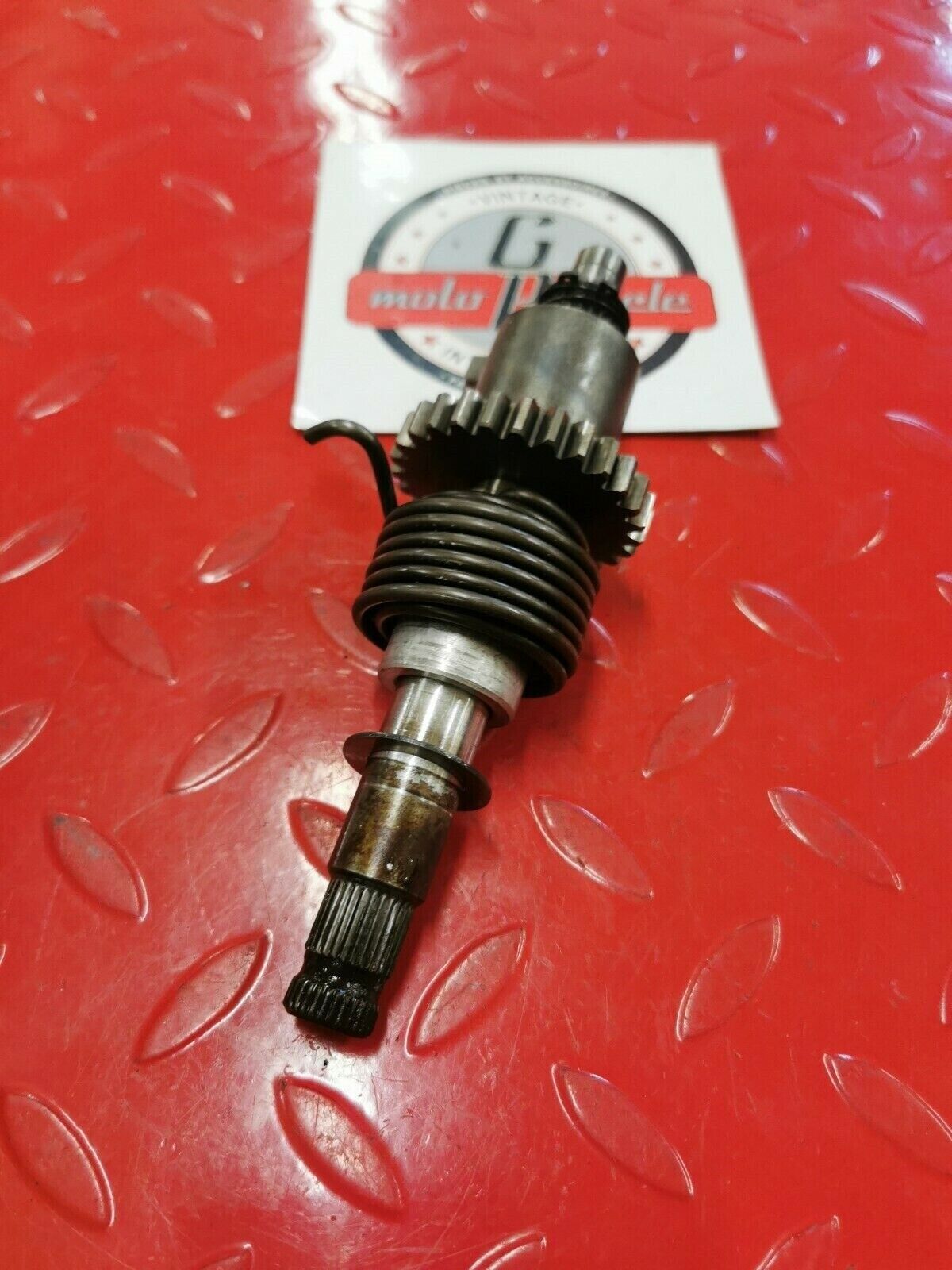 Honda XL100S 1982 kickstarter kick starter spindle shaft gear spring