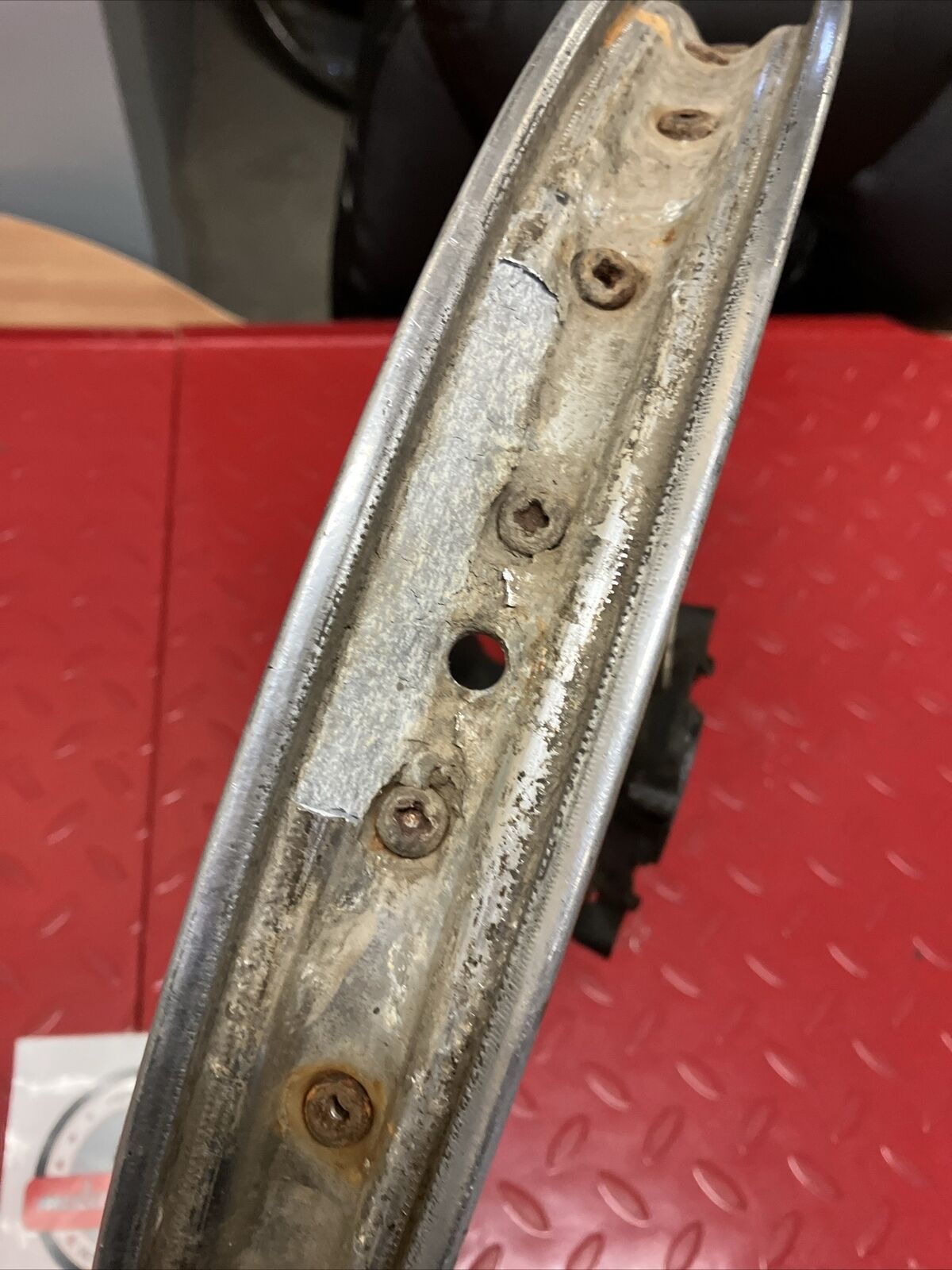 Honda CR80R 1987 Front wheel hub rim 1986 - 1995