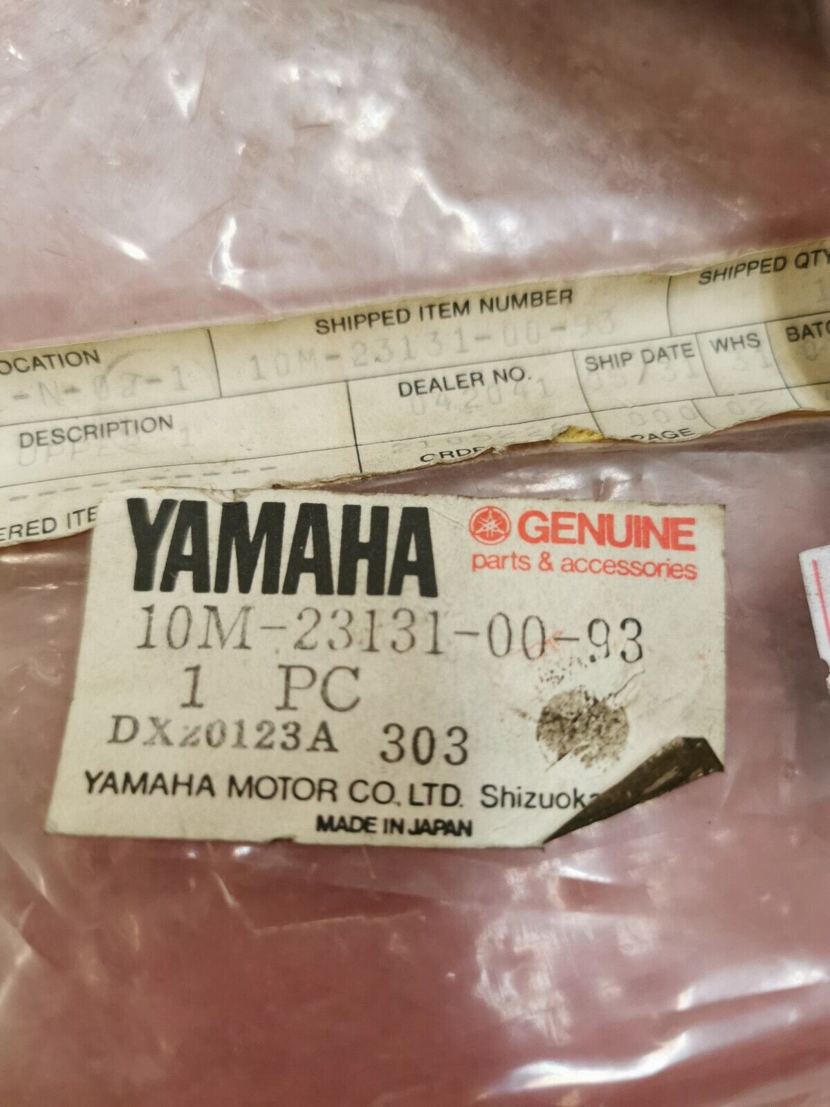 NOS Yamaha XJ1100 1982 COVER UPPER 1 CHROME PLATED 10M-23131-00-93 Y19