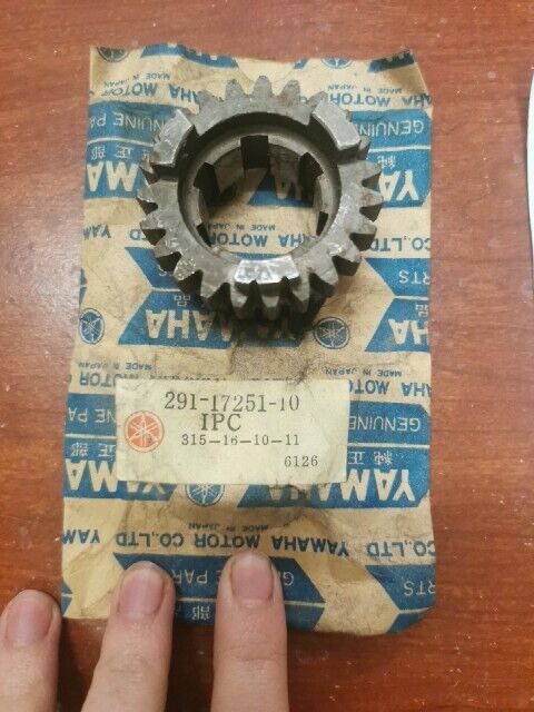NOS Yamaha 1972 1973 DT2 DT3 5TH WHEEL GEAR 291-17251-10-00 Y141