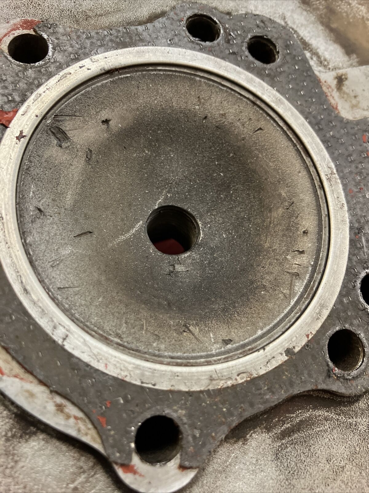 Kawasaki KDX200 1987 cylinder head jug barrel cover 1986