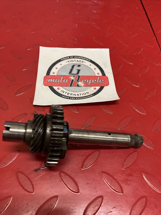 Suzuki TC125 1972 kickstarter kick starter shaft spindle gear mechanism