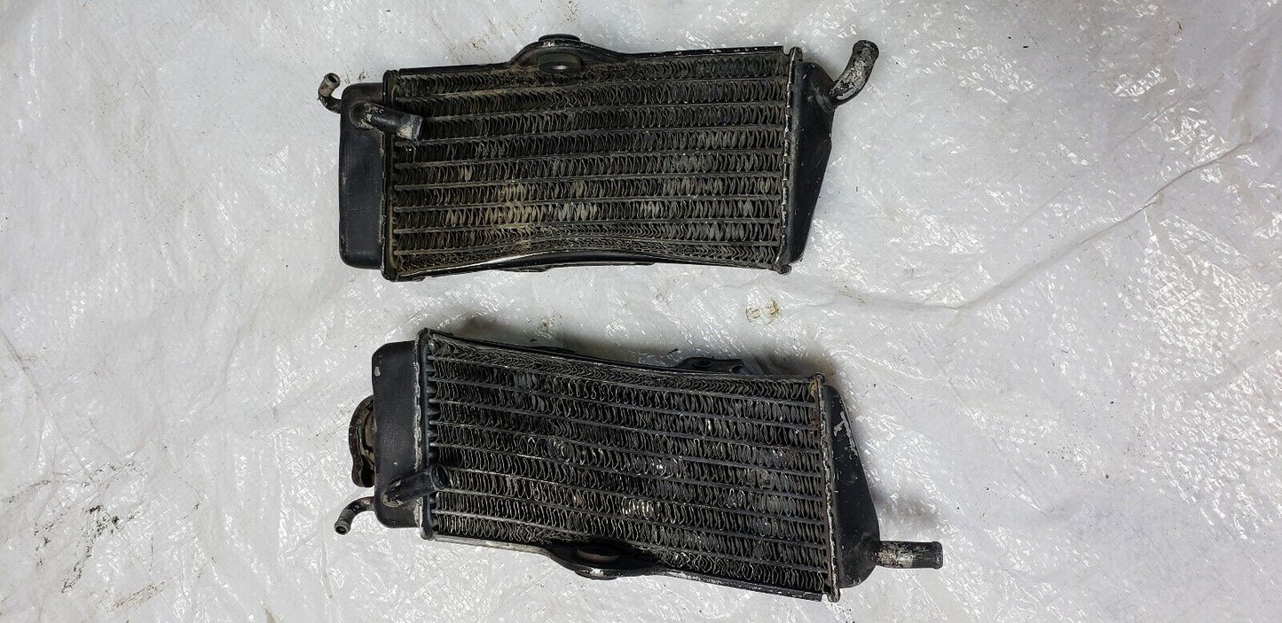 Honda CR250R 1986 1987 radiator left right CR 250R 19010-KS7-000