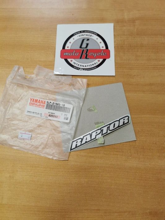 NOS YAMAHA  RAPTOR 660R 2001 EMBLEM LABEL  1    5LP-21565-10   Y49