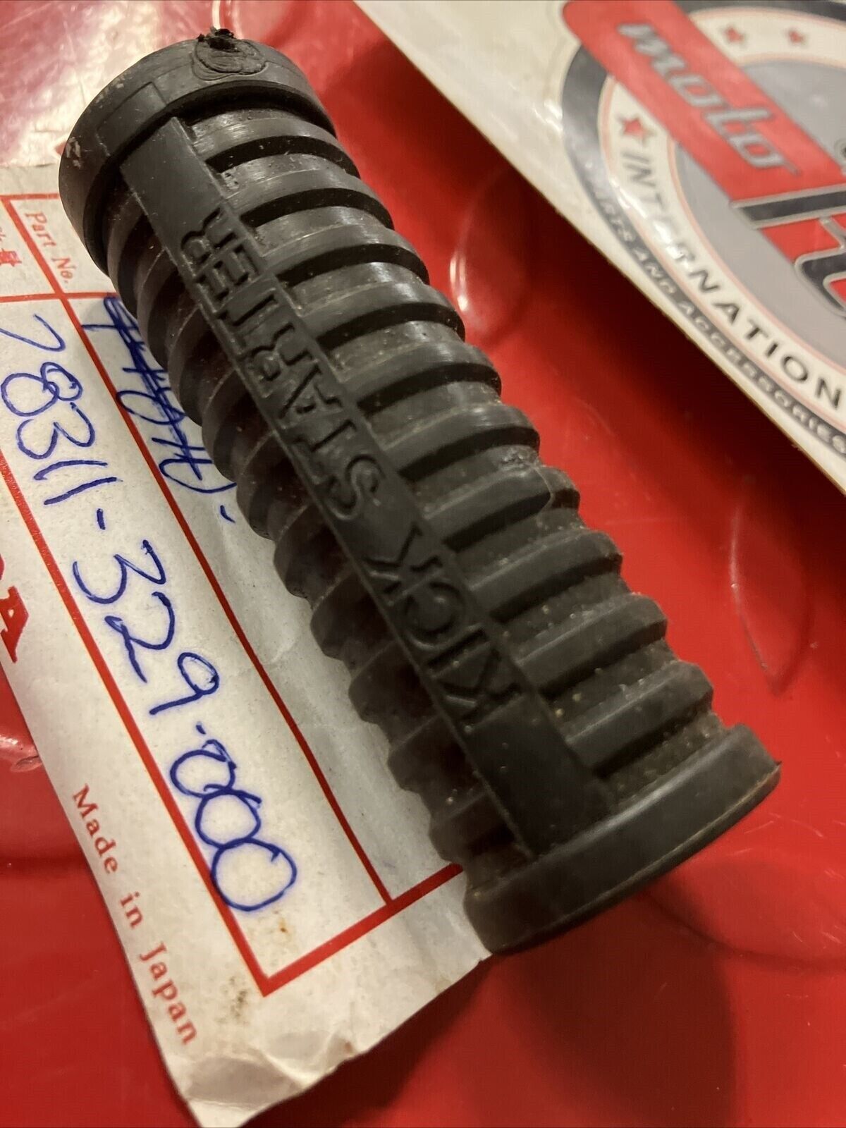NOS HONDA CB750 CB350 CB450 CB550 XR80 XL KICK STARTER RUBBER 28311-329-000 H24