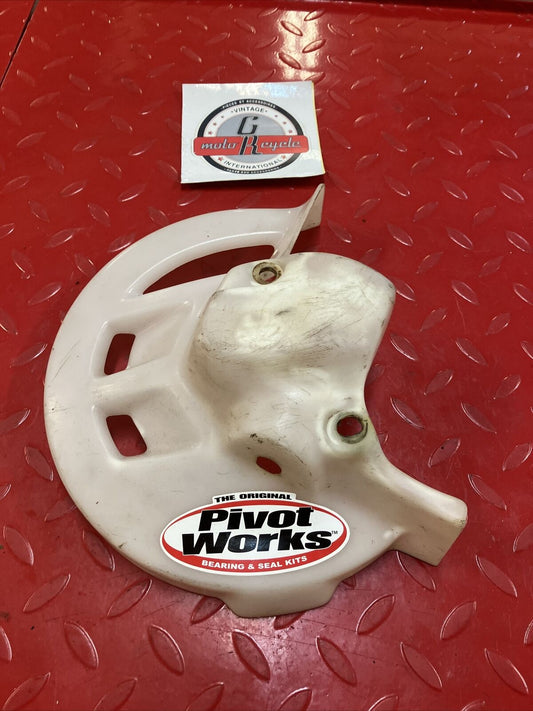 Honda CR250R 2001 front wheel disk guard protector 1997 - 2000 CR125R CR500R