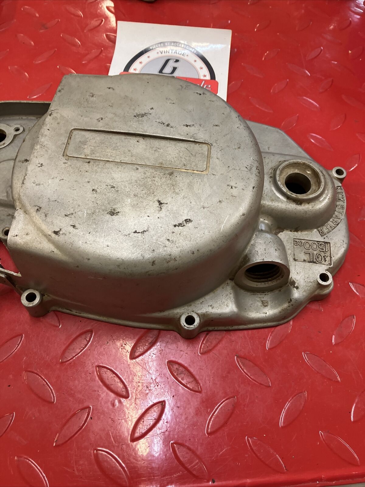 Yamaha RD400 1977 right crankcase clutch cover 1976 1978 1979 2