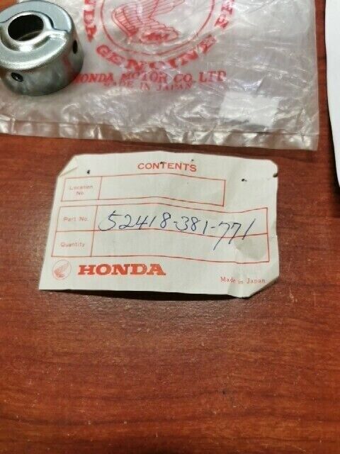 NOS Honda CR125M CR250M STOPPER SEAT 52418-381-771 H90