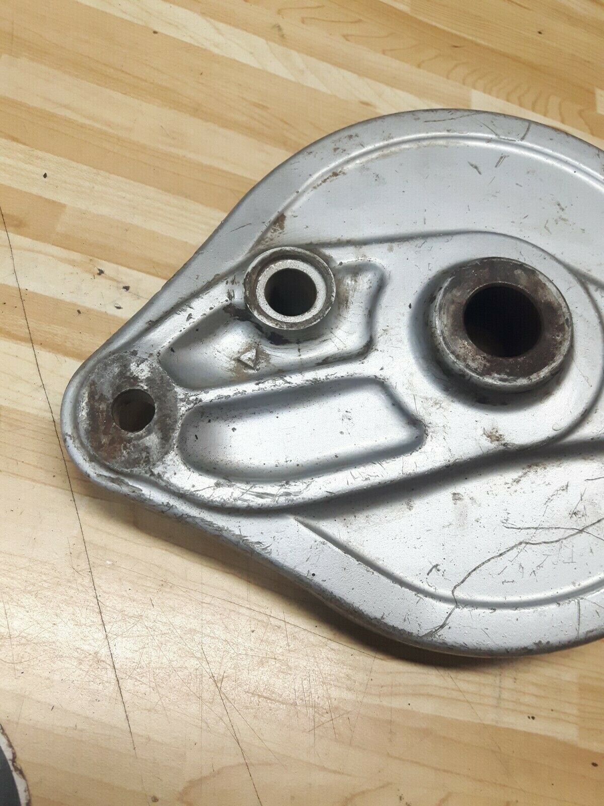 Honda XL250 1974 rear brake panel hub drum plate