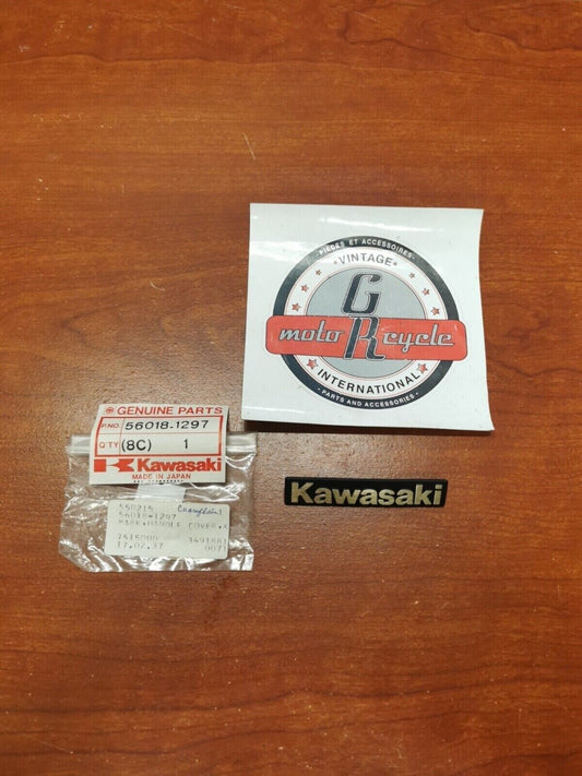 NOS Kawasaki KZ550 KZ750 KZ1100 HANDLE COVER MARK 56018-1297 K35
