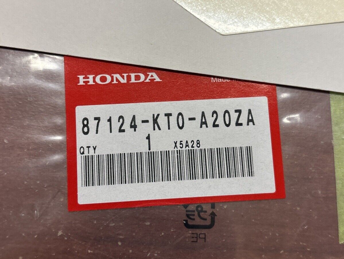 NOS Honda RIGHT & LEFT FUEL TYPE 1 MARK 87123-KT0-A20ZA 87124-KT0-A20ZA H147