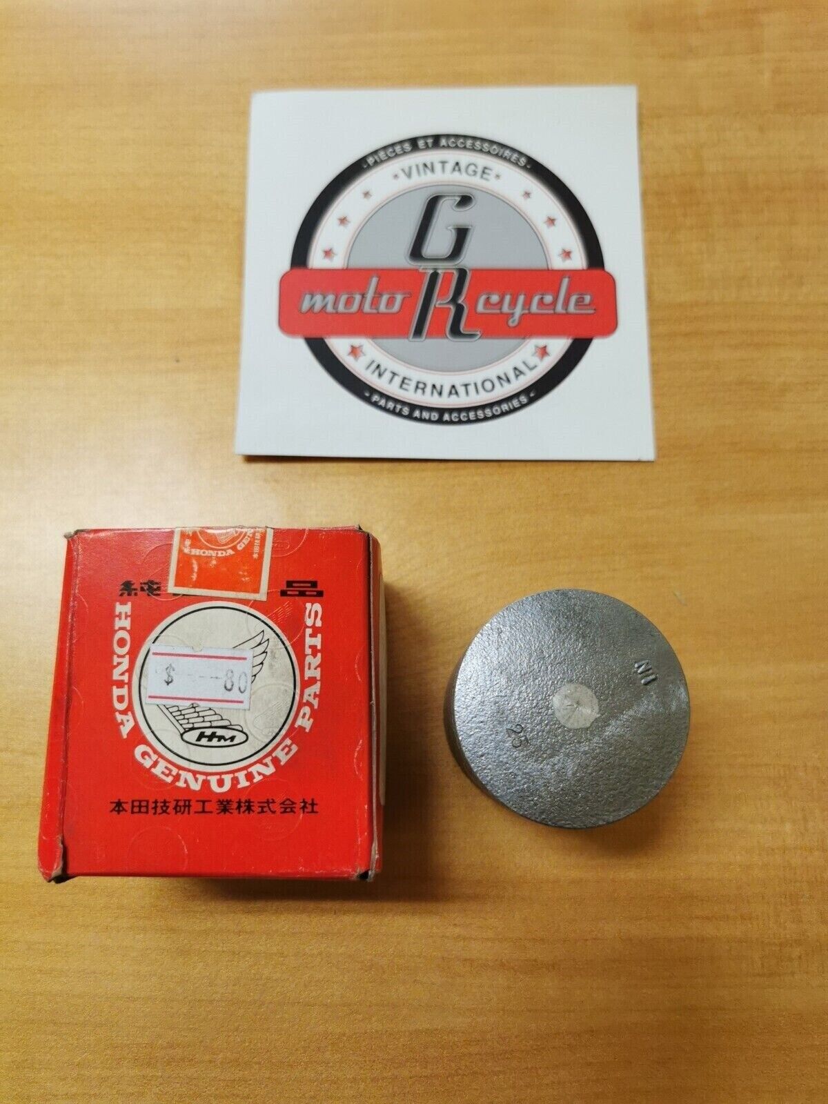 NOS HONDA CR80 1982 PISTON OVER SIZE 0.25 13102-GC4-000  H17
