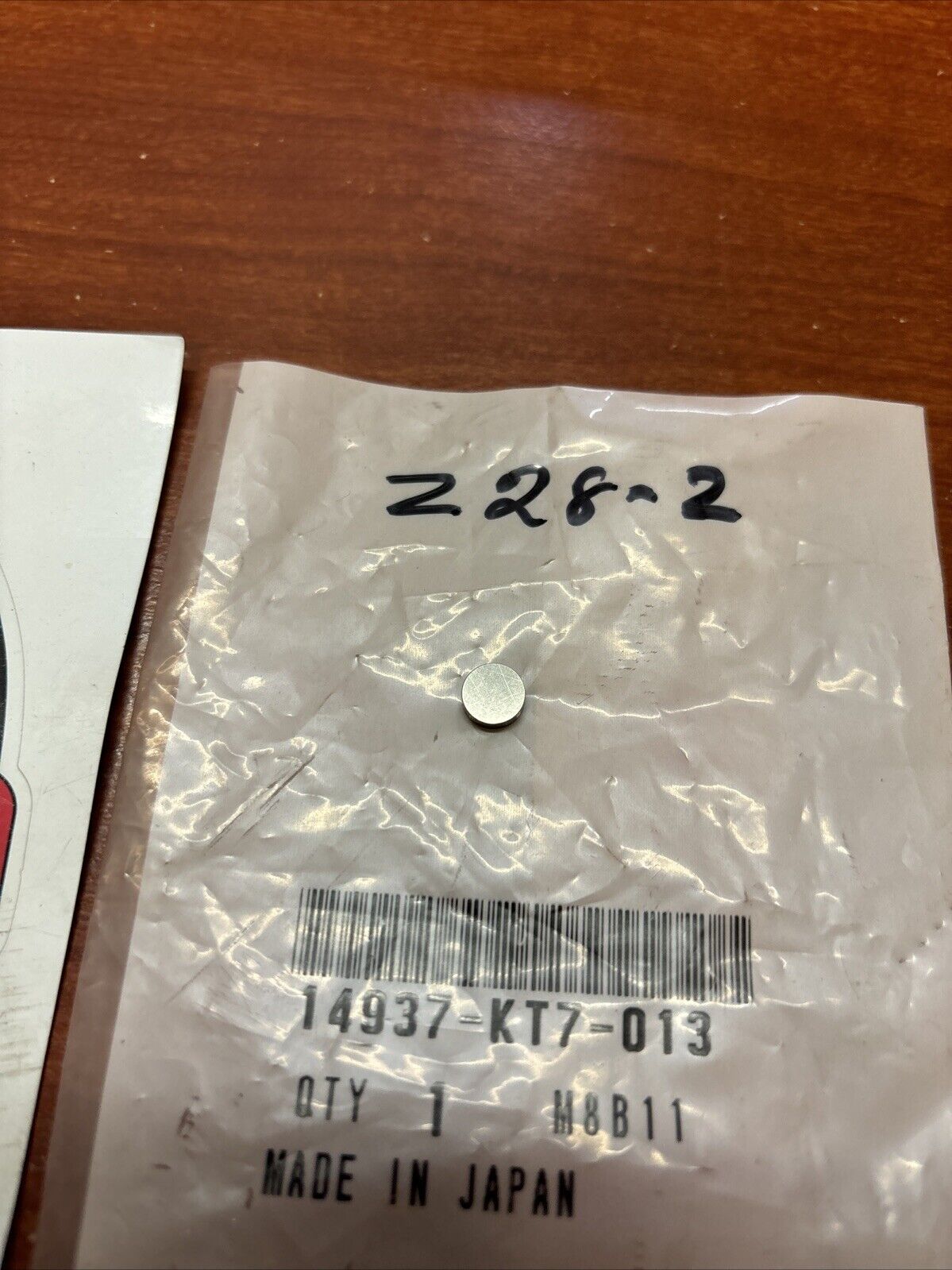 NOS Honda CB1000R CB1300 CB1300A TAPPET SHIM (2.100) 14937-KT7-013 H156