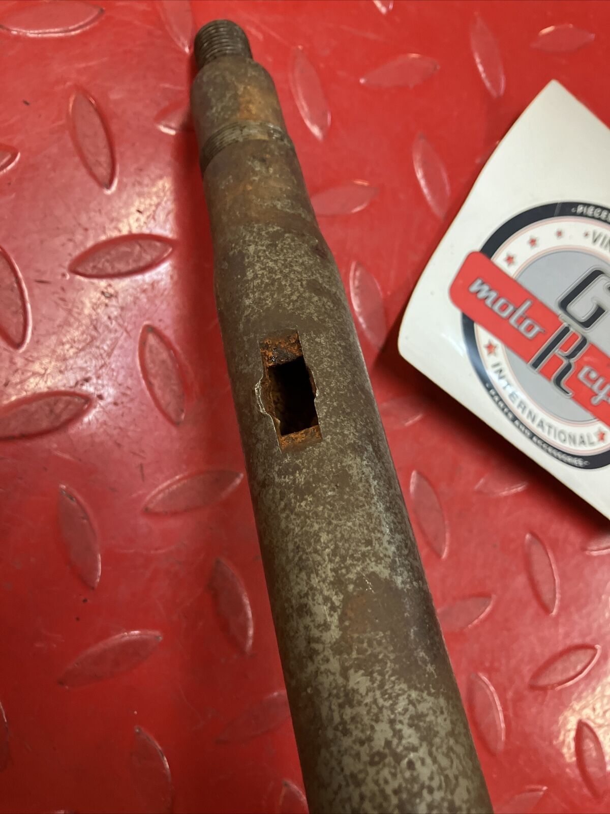 Yamaha RD400 1977 steering stem triple tree clamp under bracket 1976 1978