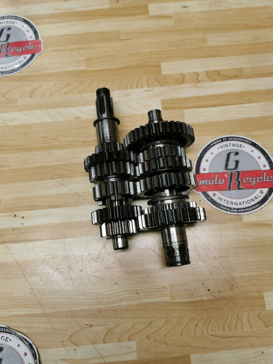 Kawasaki KDX200 1986 transmission tranny mainshaft countershaft 13127-1132