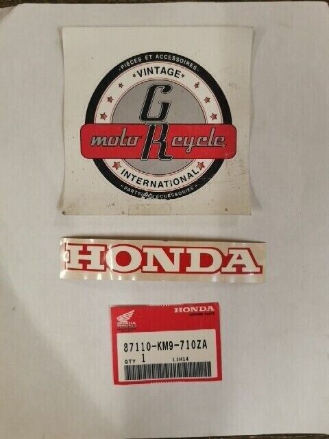 NOS HONDA NS400R 1985 1986 MARK FRONT TYPE 1 87110-KM9-710 H100