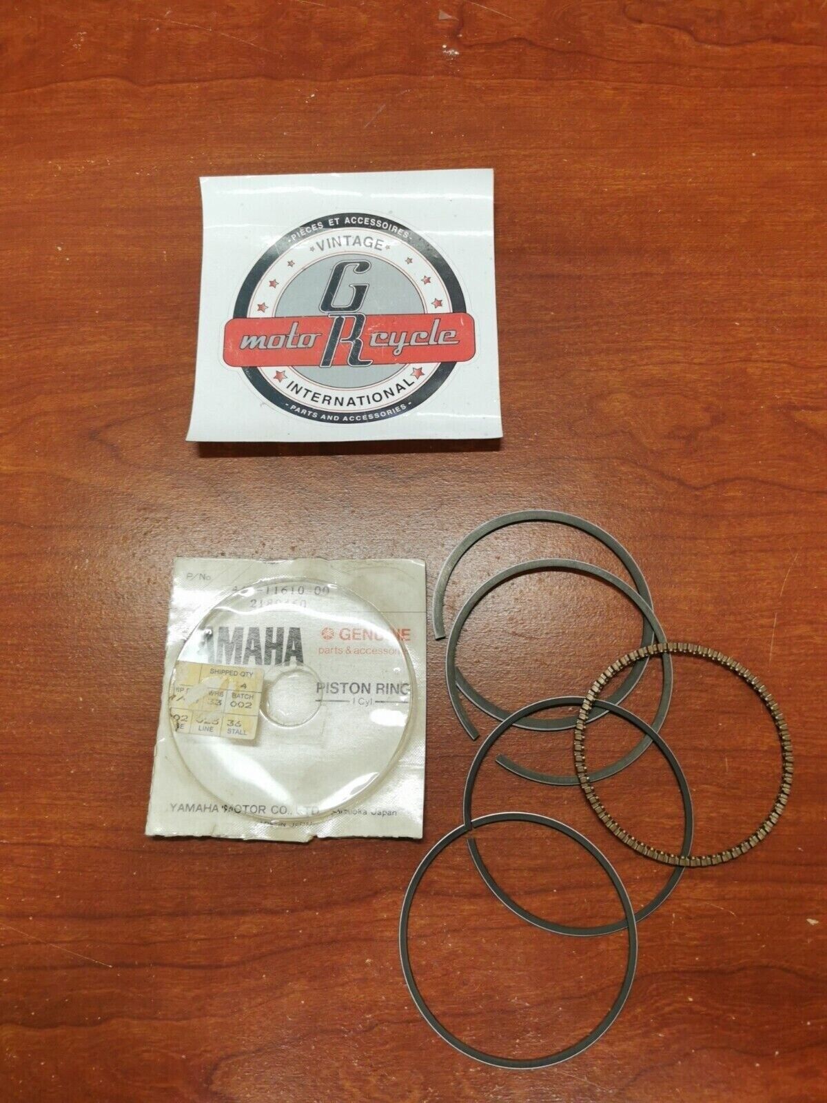 NOS Yamaha XS650 TX650 XT250 TT250 SR250 PISTON RING SET STD 447-11610-00-00 Y86