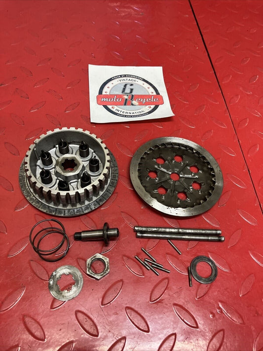 Suzuki TC125 1972 clutch hub pressure plate misc parts TS125