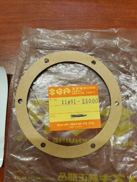 NOS Suzuki 1972 1973 GT380 GT550 CONTACT BREAKER COVER GASKET 11491-33000 S32