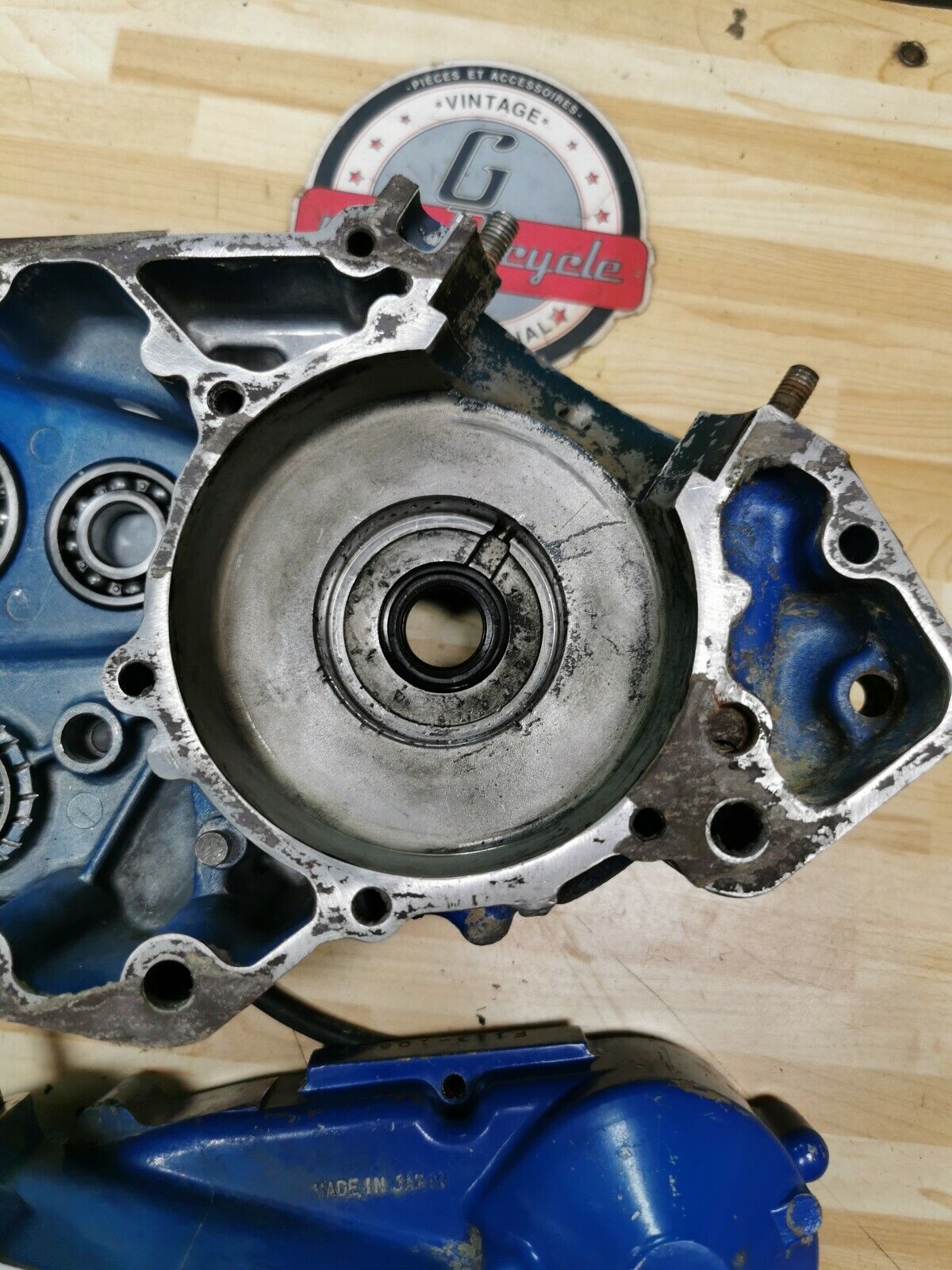 Suzuki RM125 1987 Crankcase crank case left right 1988